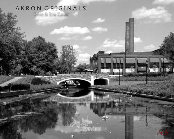 Ohio & Erie Canal, Akron