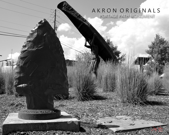 Portage Path Monument