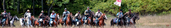 Confederate Cavalry Super Panoramic